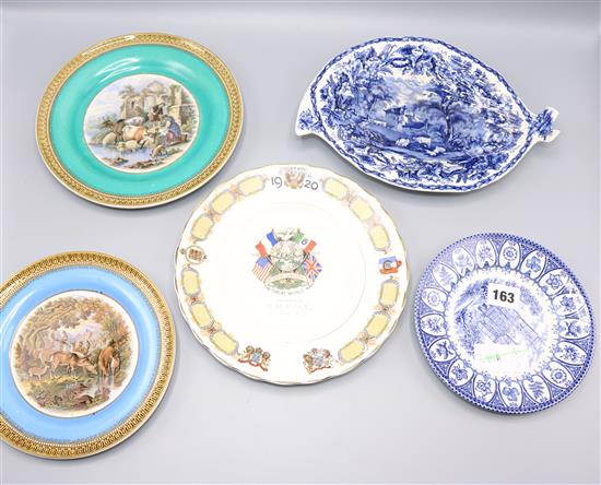 F & R Pratt plates and other plates